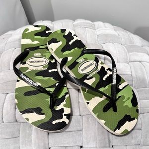 Camo Havianas Flip Flops